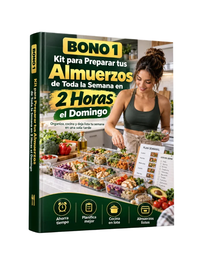 Bono #1: Kit para preparar tus almuerzos de toda la semana en 2 horas el domingo