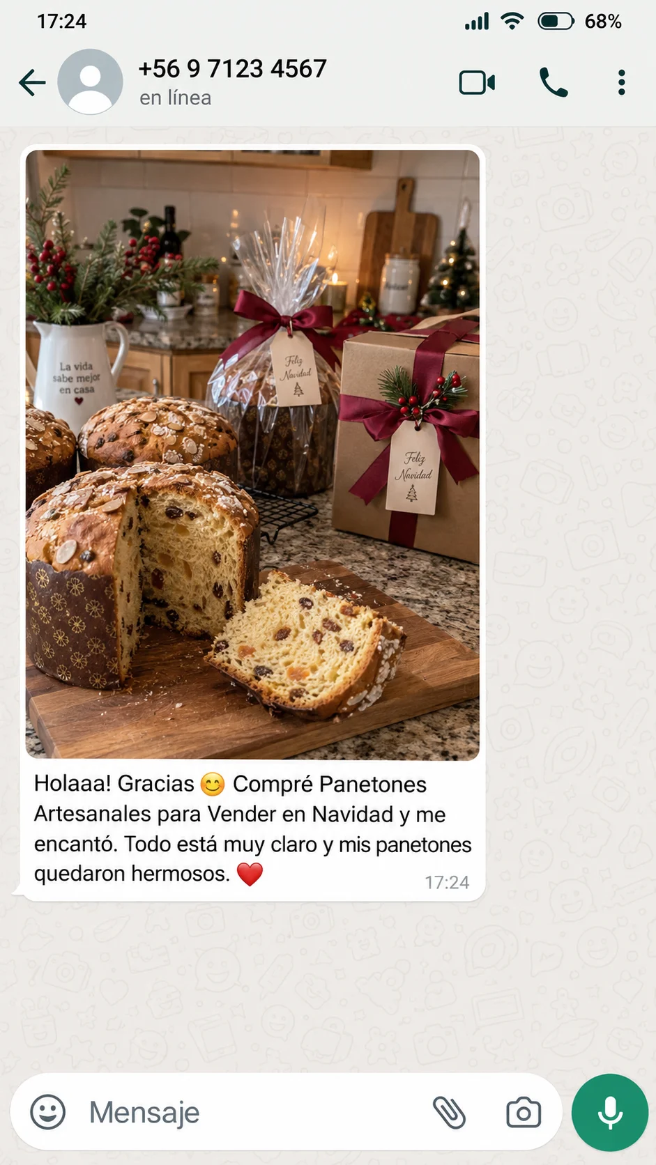 Testimonio de una lectora de Panetones Artesanales 3